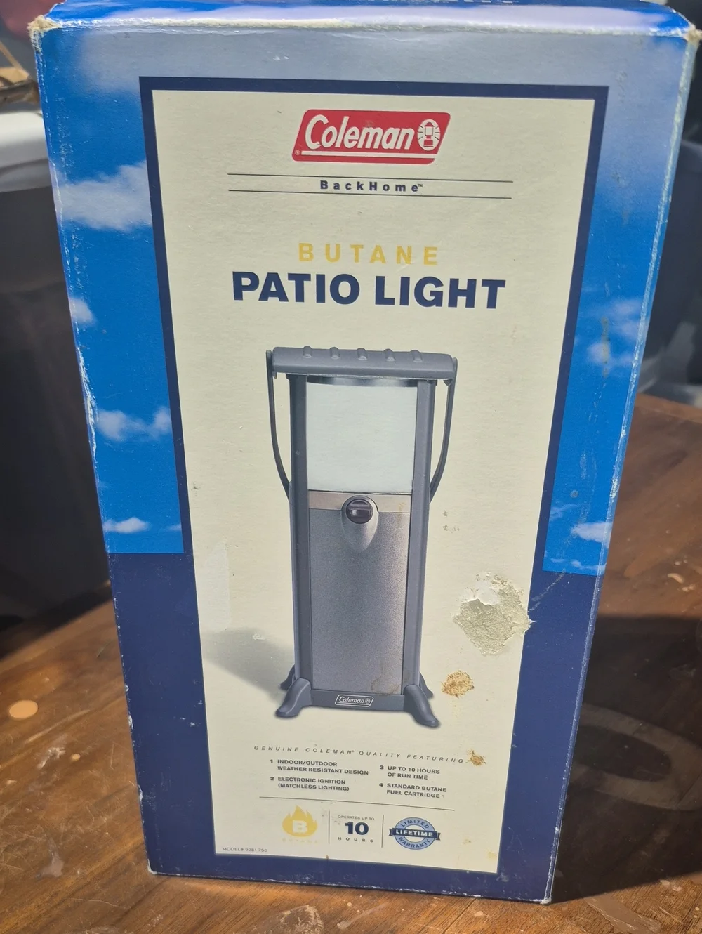 Coleman Metal Butane Patio Light Lantern